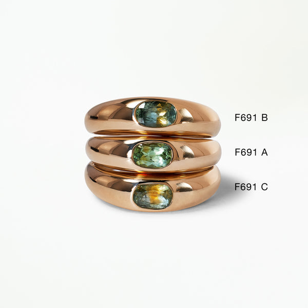 One Of A Kind Sapphire Soft Signets- Montana Sapphire