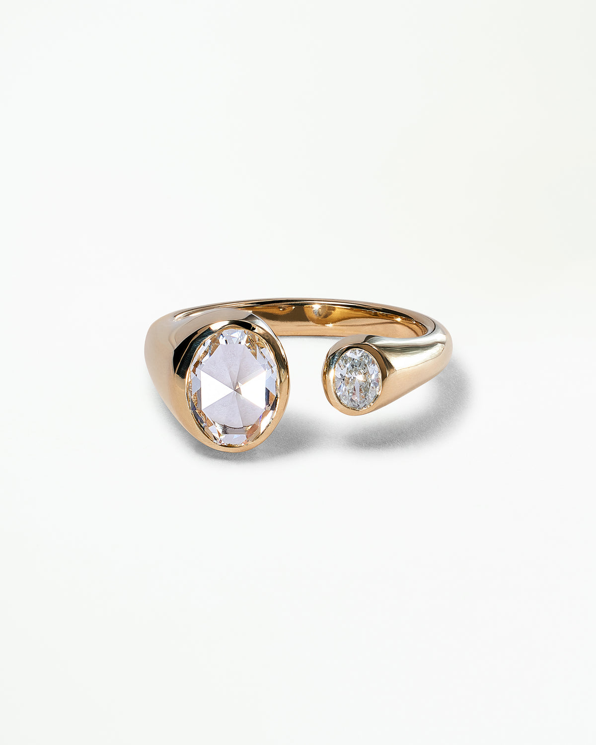 Oval Dyad Signet Ring