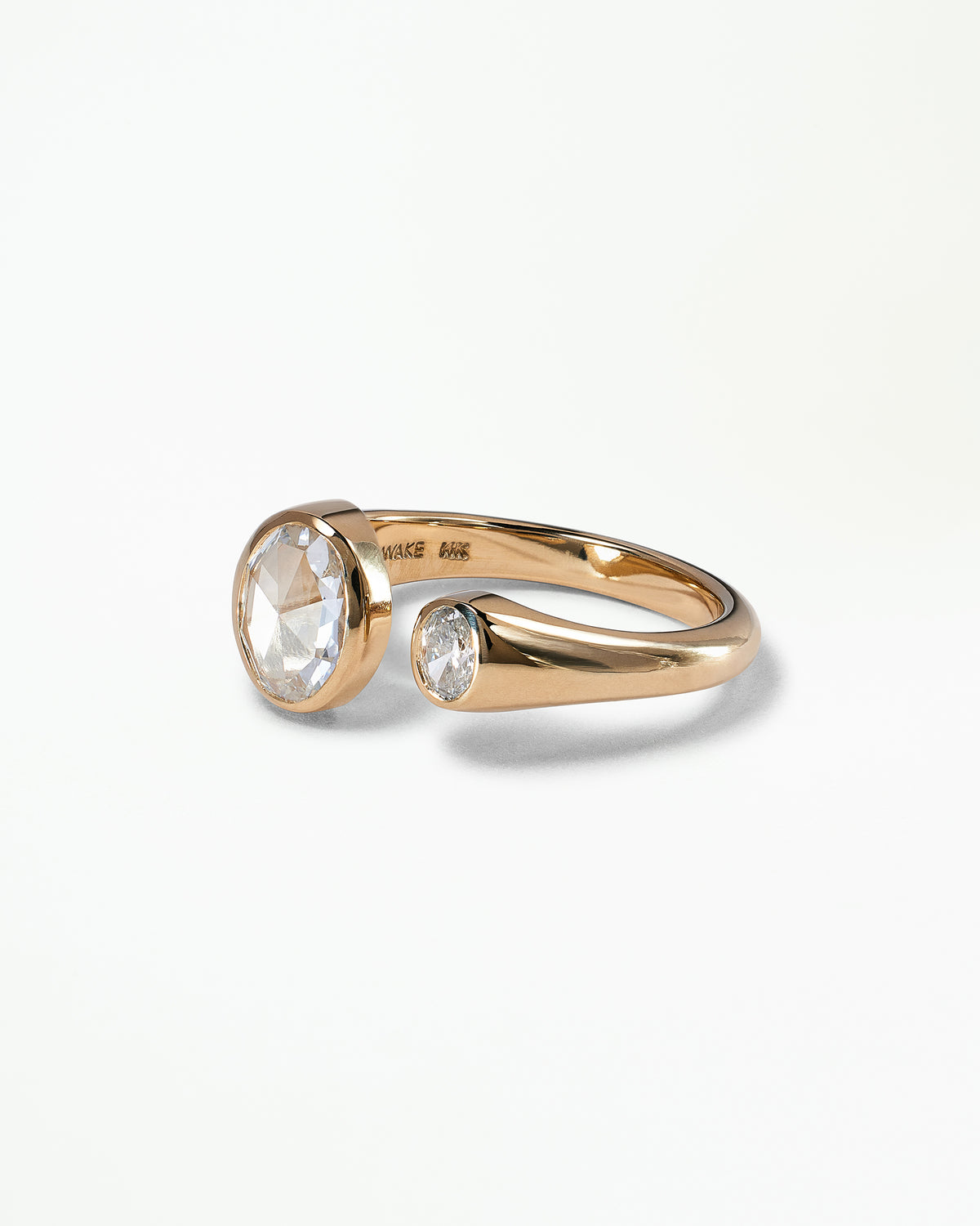Oval Dyad Signet Ring