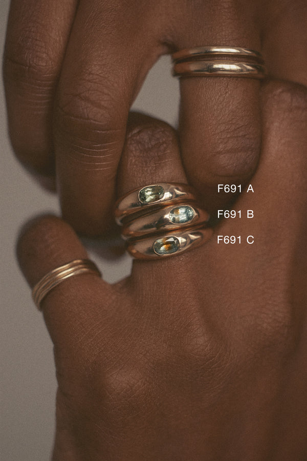 One Of A Kind Sapphire Soft Signets- Montana Sapphire