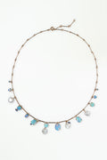 Opal and Pearl Token Necklace No. 3