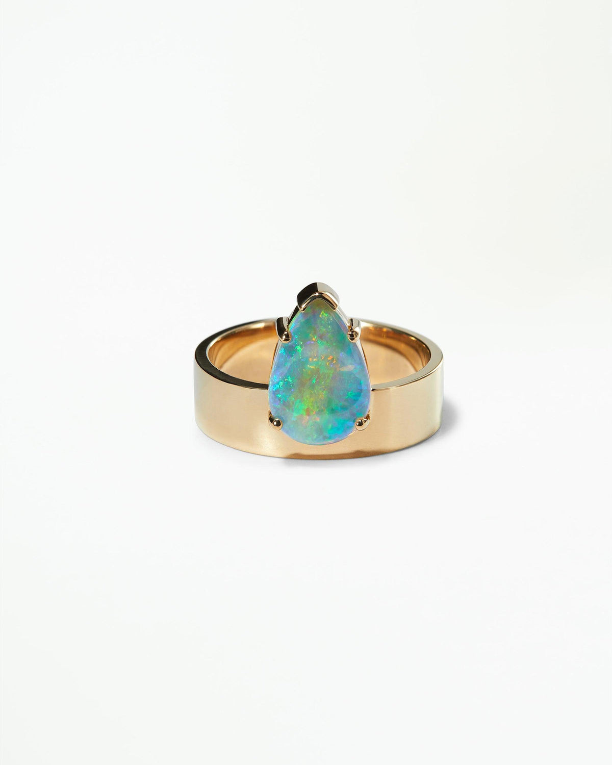 Pear Opal Monolith Ring