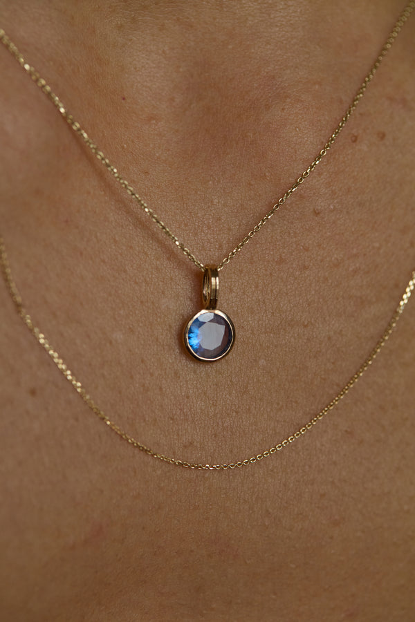 One of a Kind Sapphire Rain Pendant No. 9