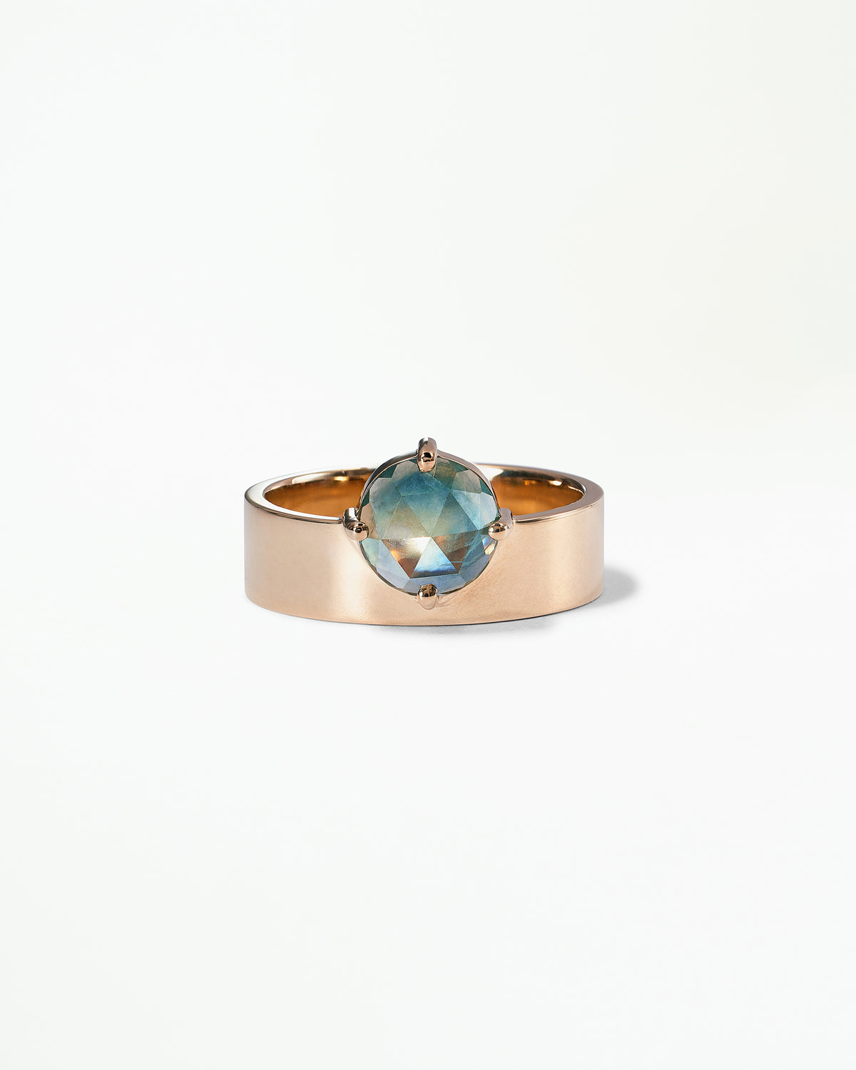 Rose Cut Sapphire Monolith Ring No. 20