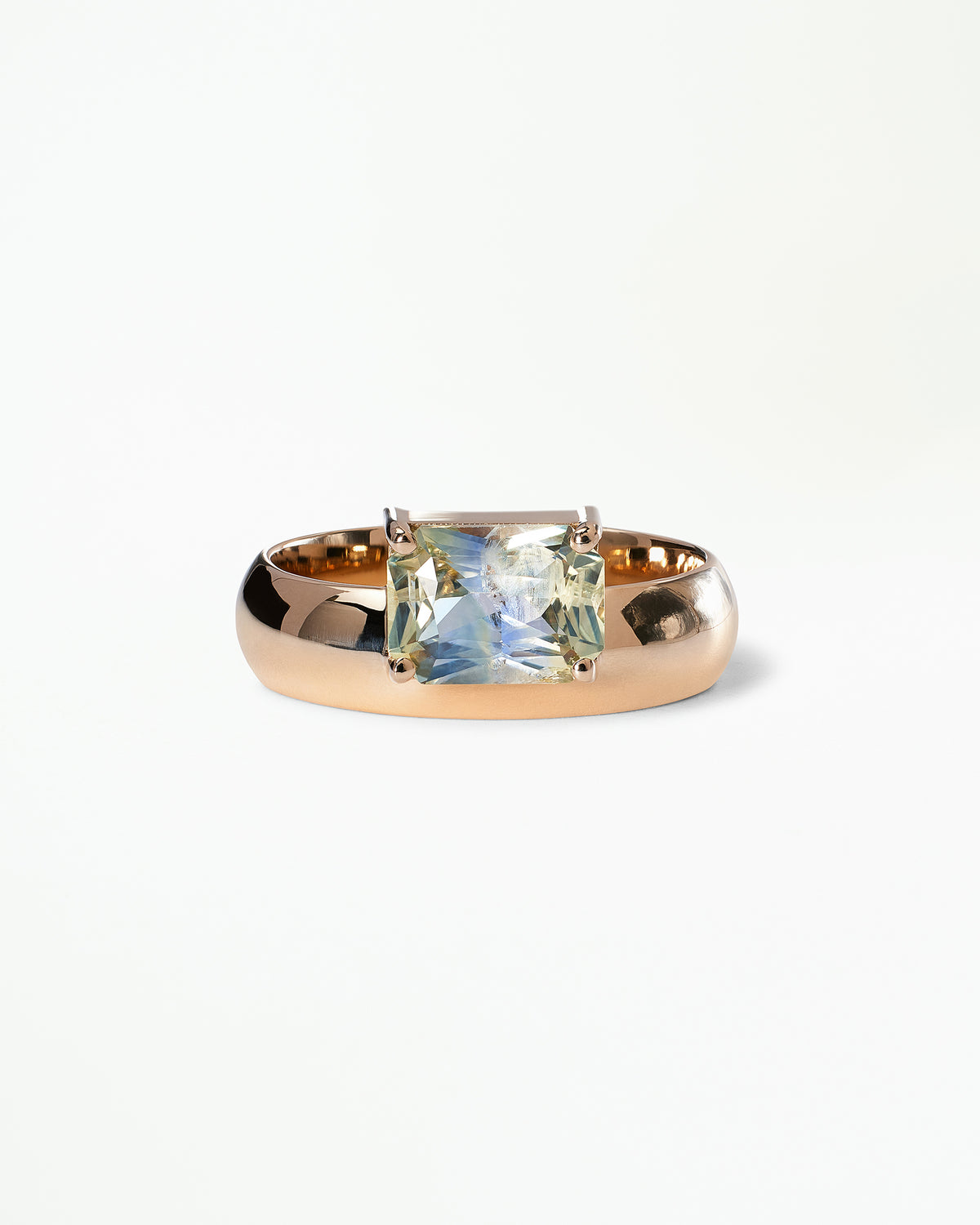 Sapphire Dome Monolith Ring