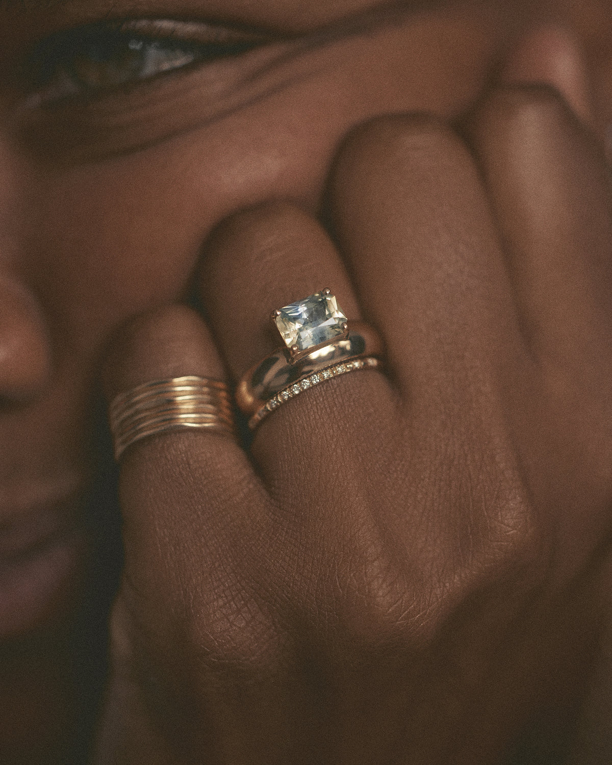 Sapphire Dome Monolith Ring
