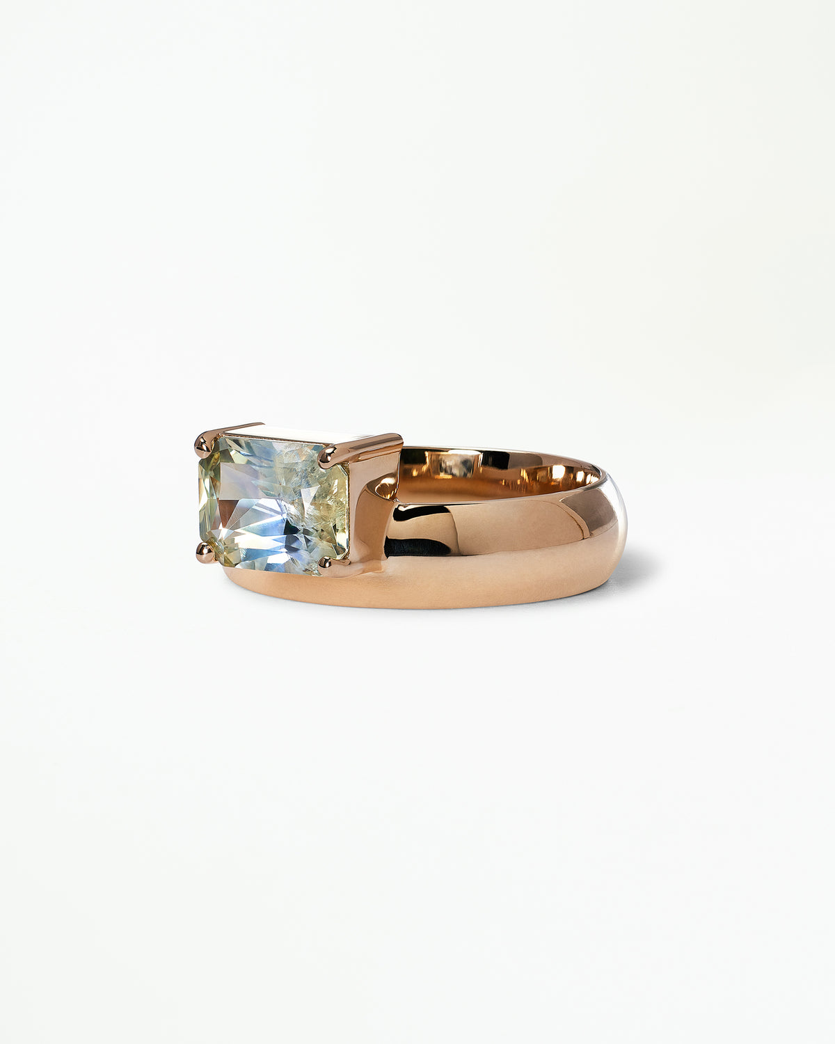 Sapphire Dome Monolith Ring