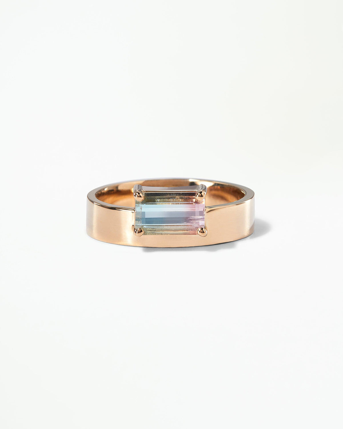 Sunrise Tourmaline Monolith Ring