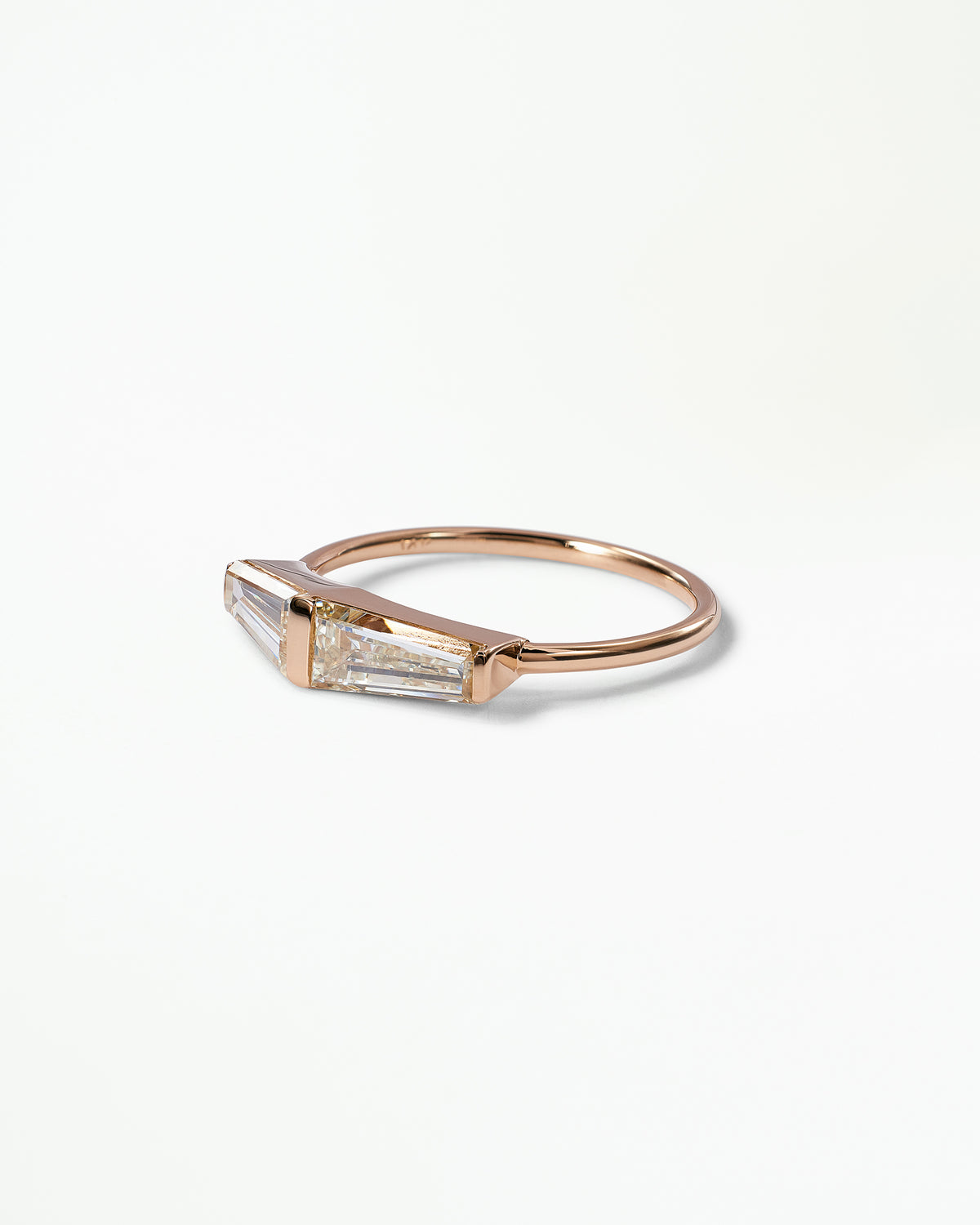 Tapered Baguette Cut Diamond Mosaic Ring No. 41