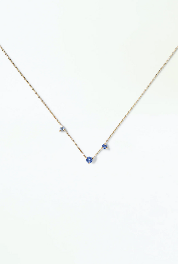 Three-Step Necklace - Sapphire