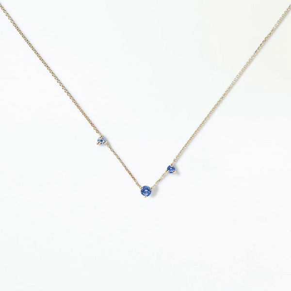 Three-Step Necklace - Sapphire