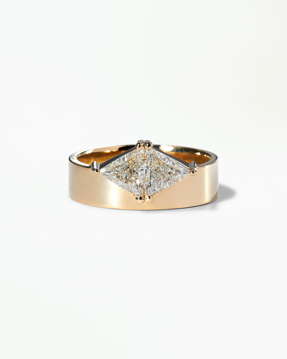 Trillion Cut Diamond Bricolage Ring No. 7