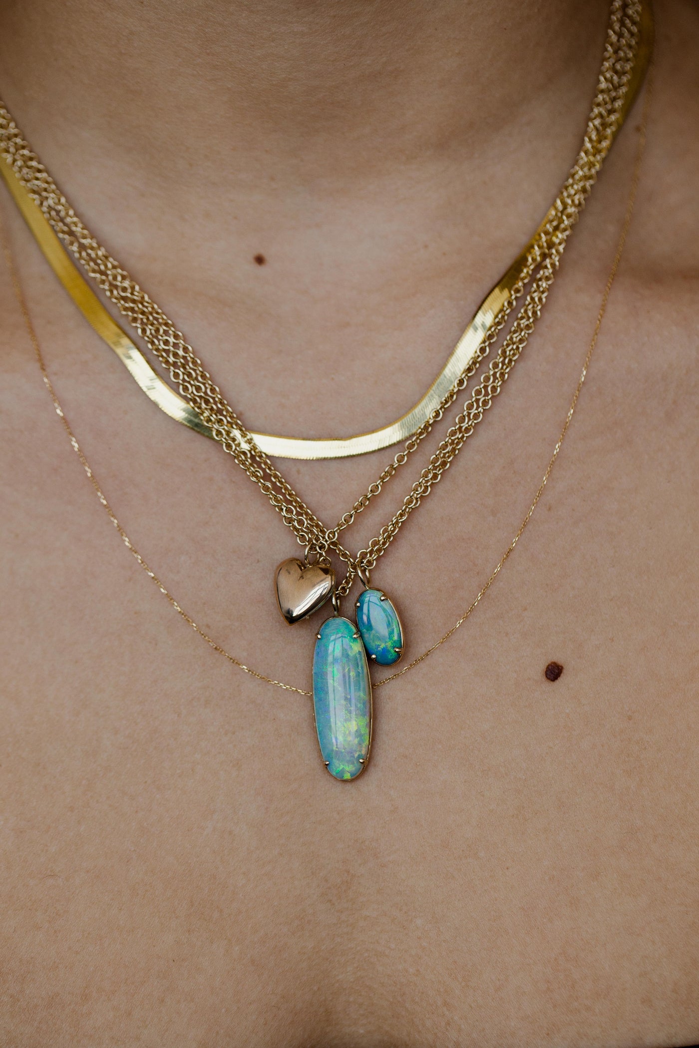 Borealis Opal Pendant