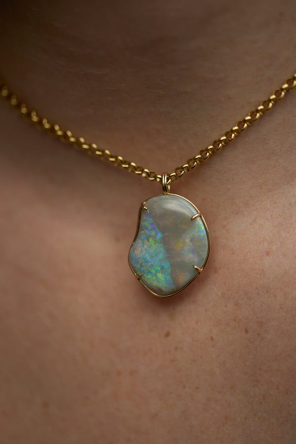 One of a Kind Borealis Opal Pendant No. 41
