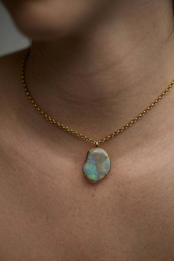 One of a Kind Borealis Opal Pendant No. 41