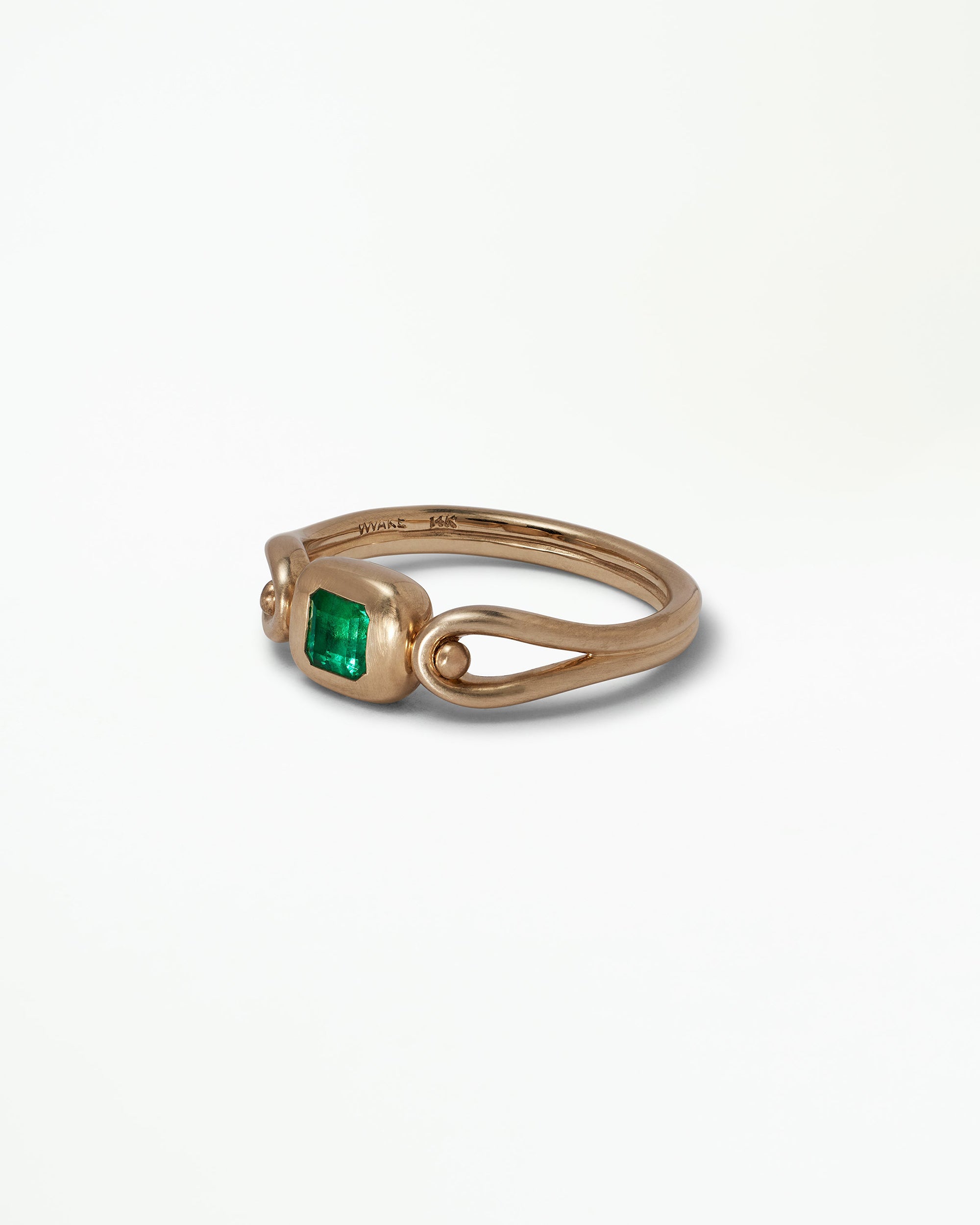 Asscher Cut Emerald Tempo Ring No. 2