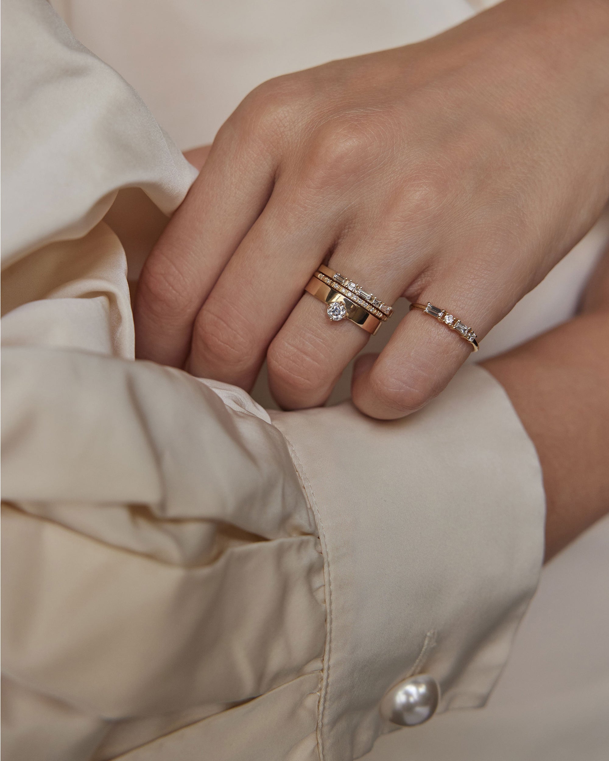 Baguette Cut Diamond Agnes Band