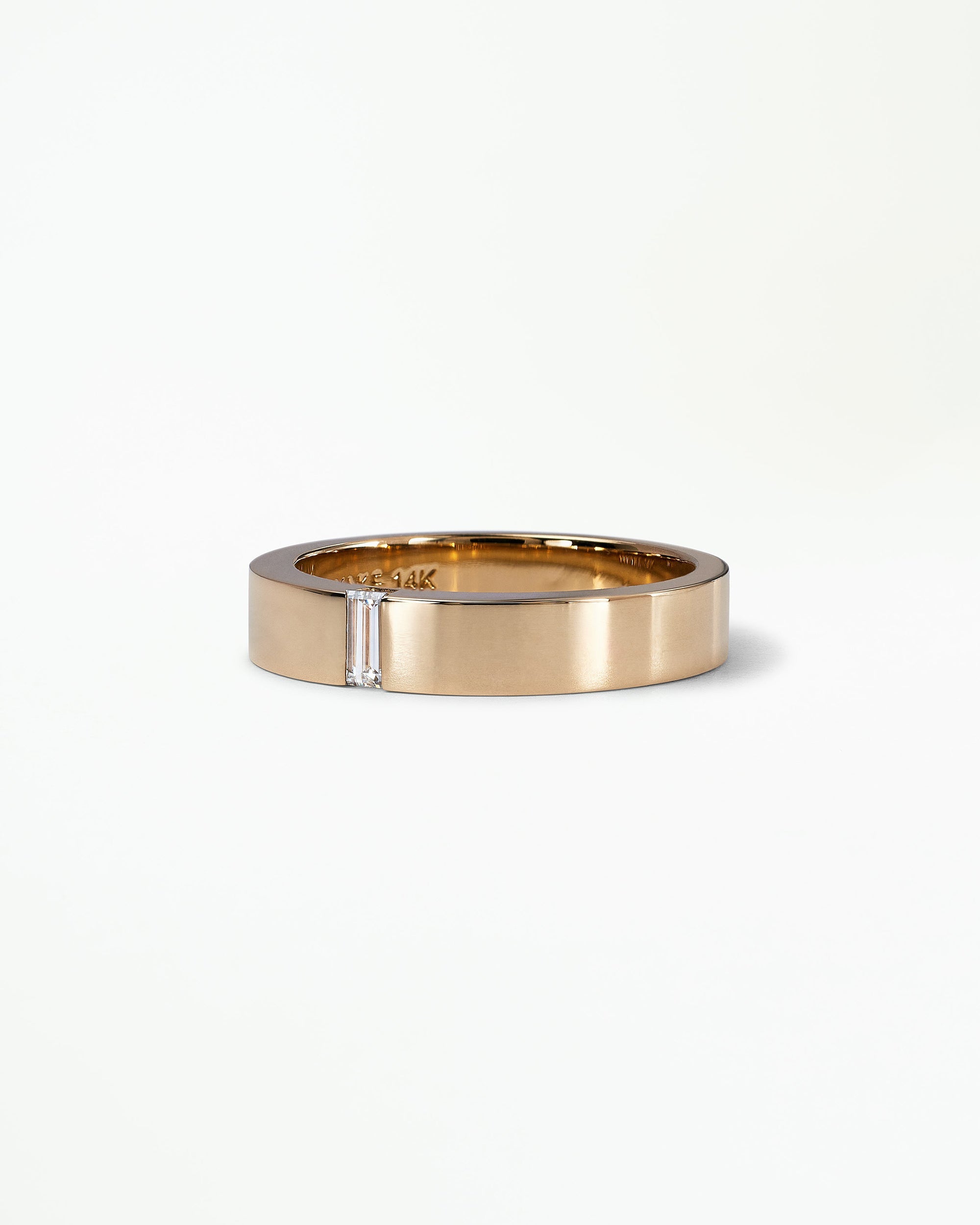 Baguette Cut Diamond Split Band