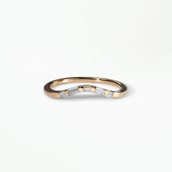 Baguette Cut Diamond Tidal Band