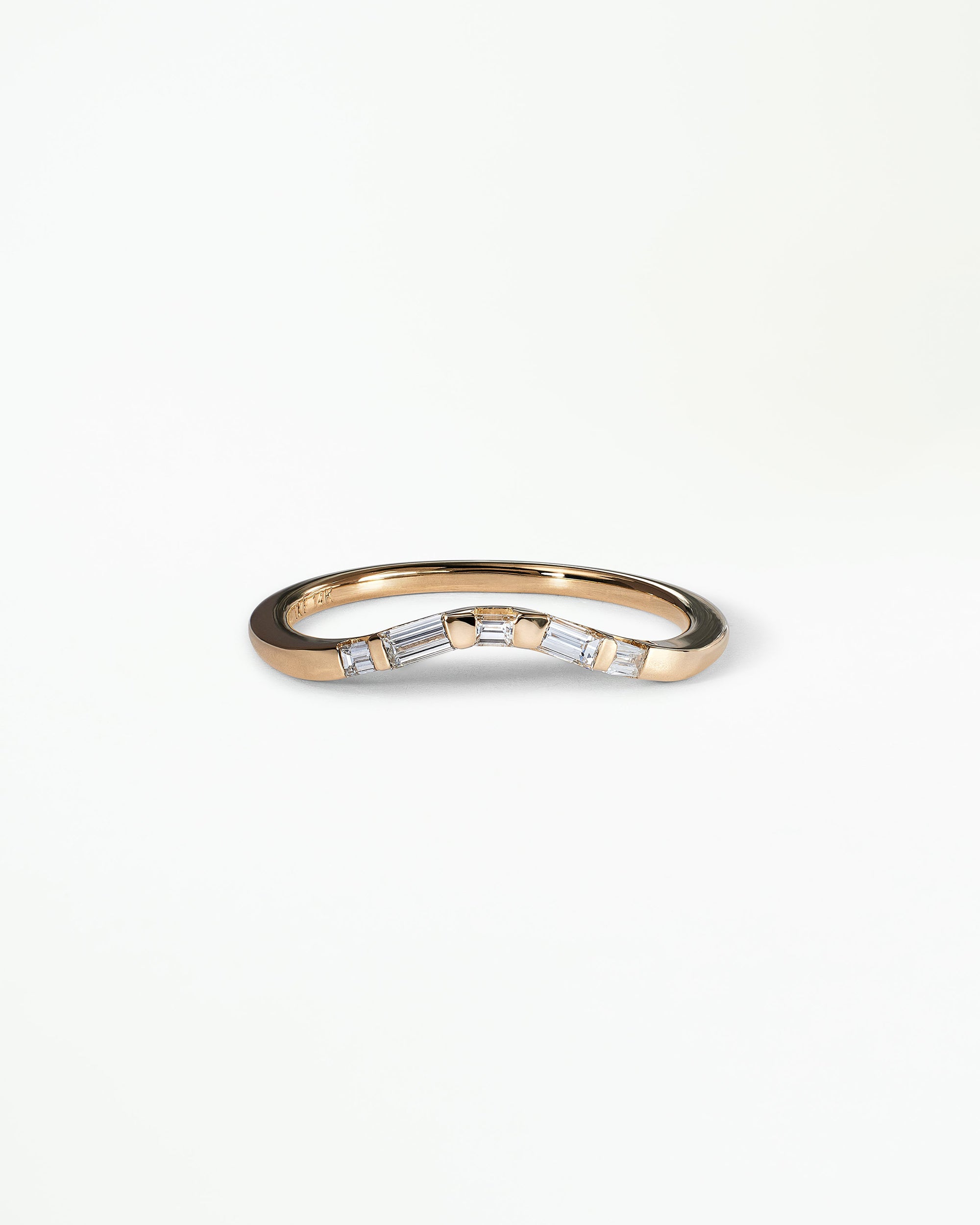 Baguette Cut Diamond Tidal Band