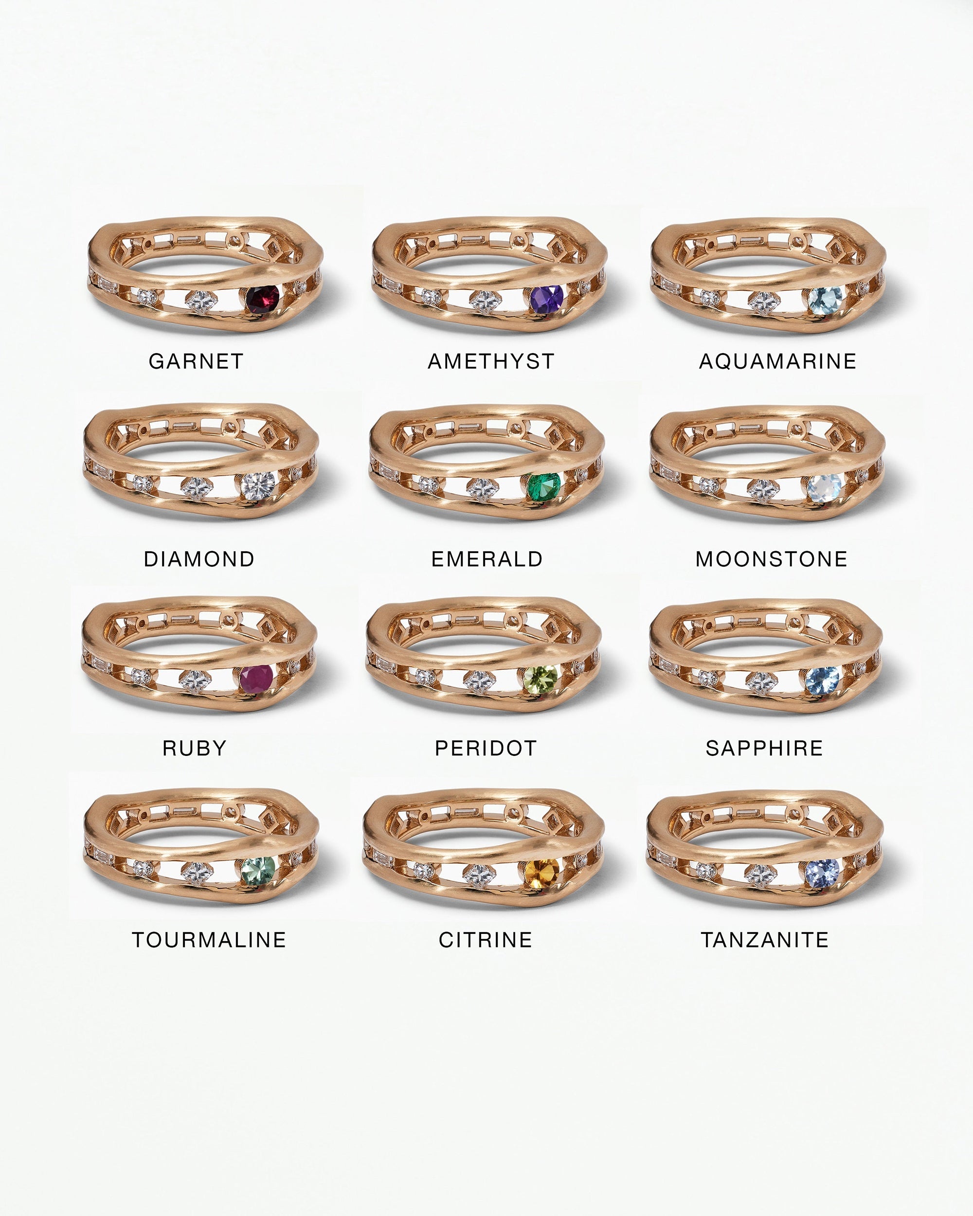 Birthstone Float Ring