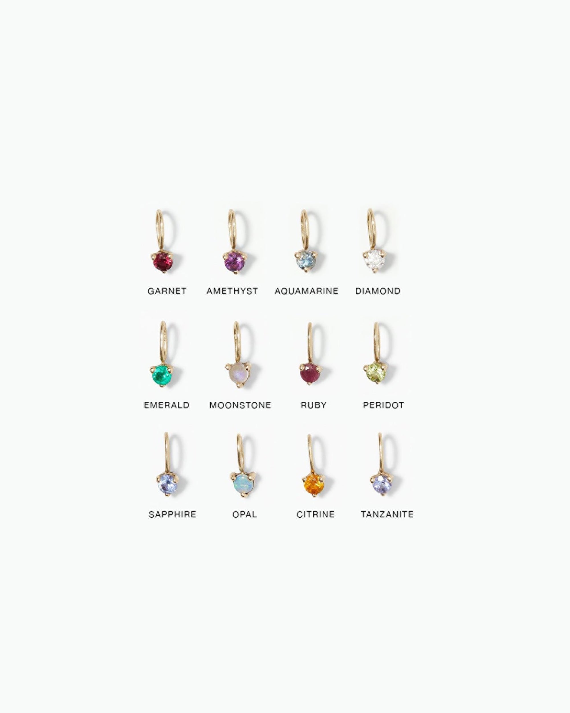 Birthstone Origin Charms