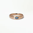 Blue Sapphire Soft Signet Ring