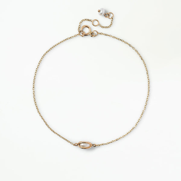 Caged Pearl Bracelet
