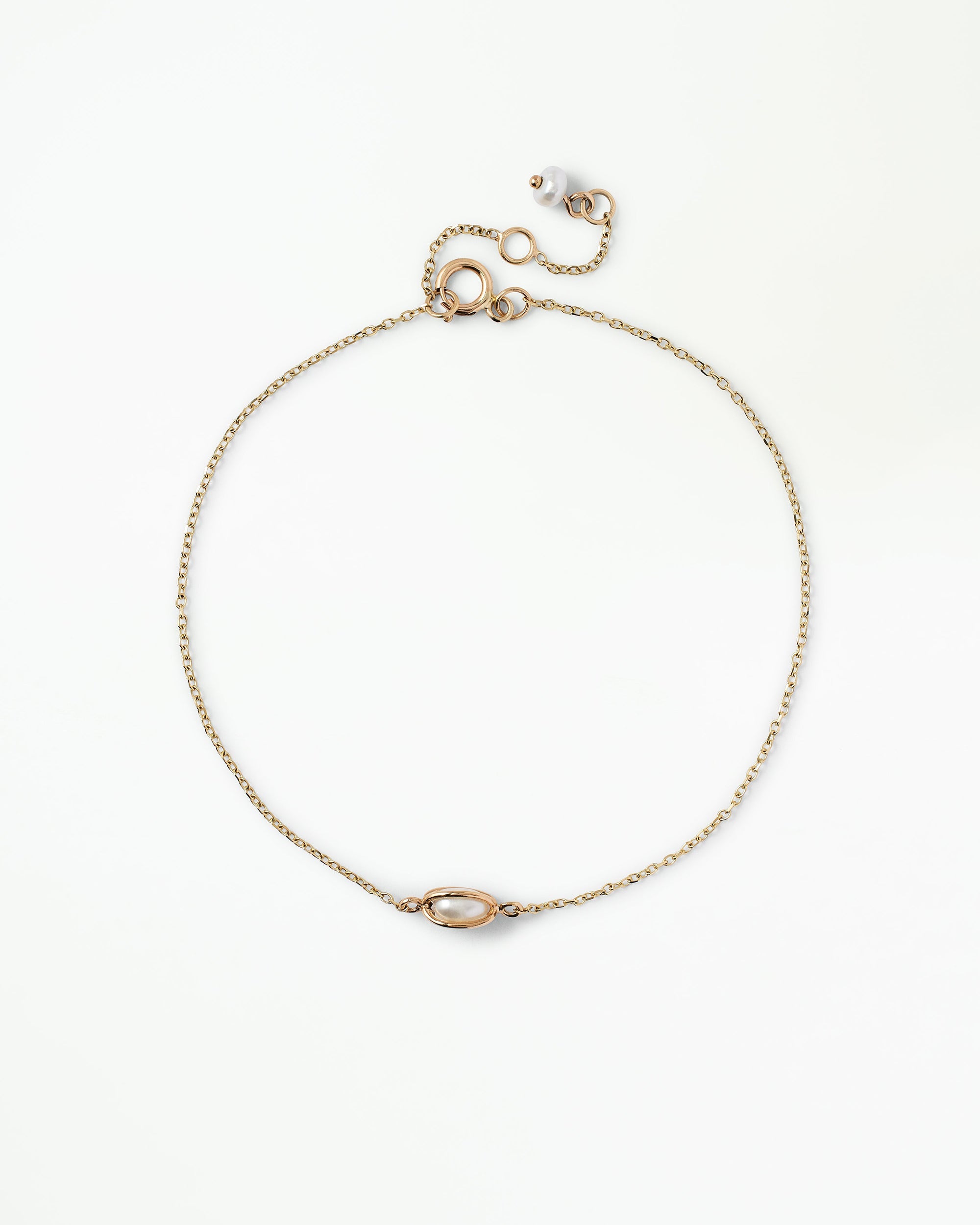 Caged Pearl Bracelet