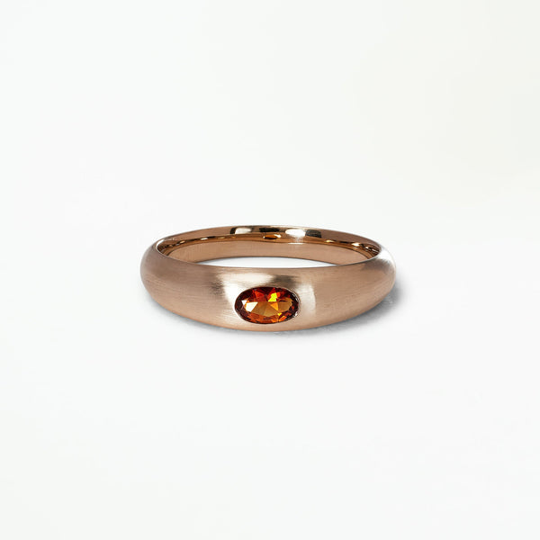 Citrine Soft Signet Ring
