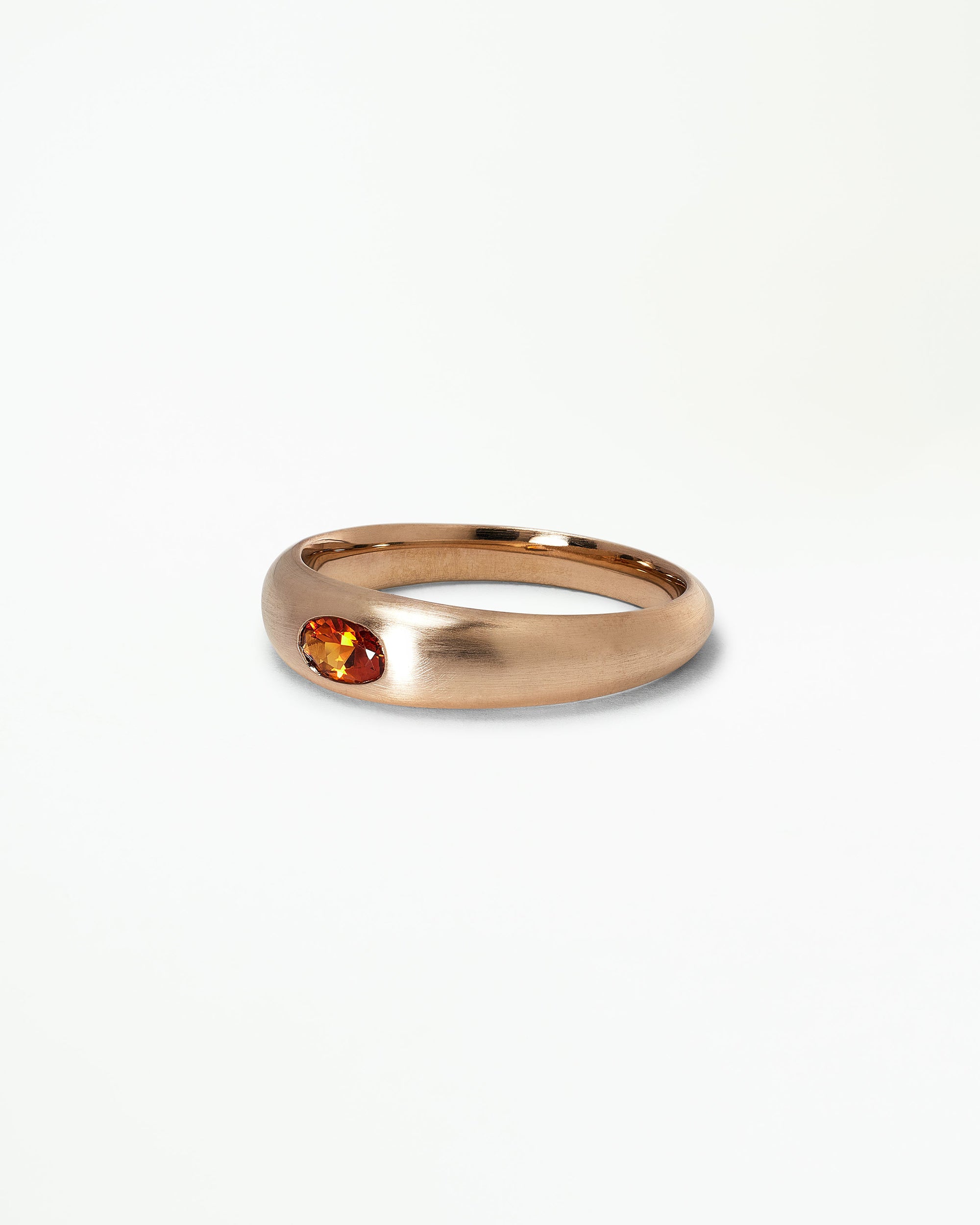 Citrine Soft Signet Ring