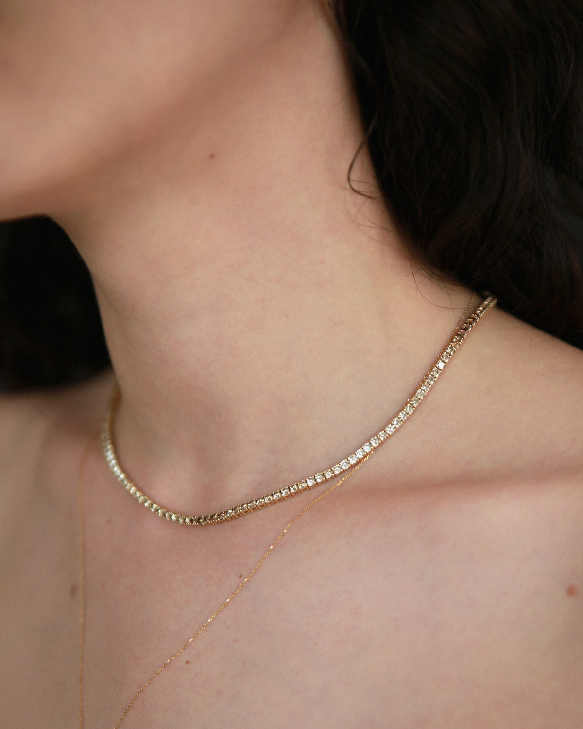 Desert Diamond Tennis Necklace