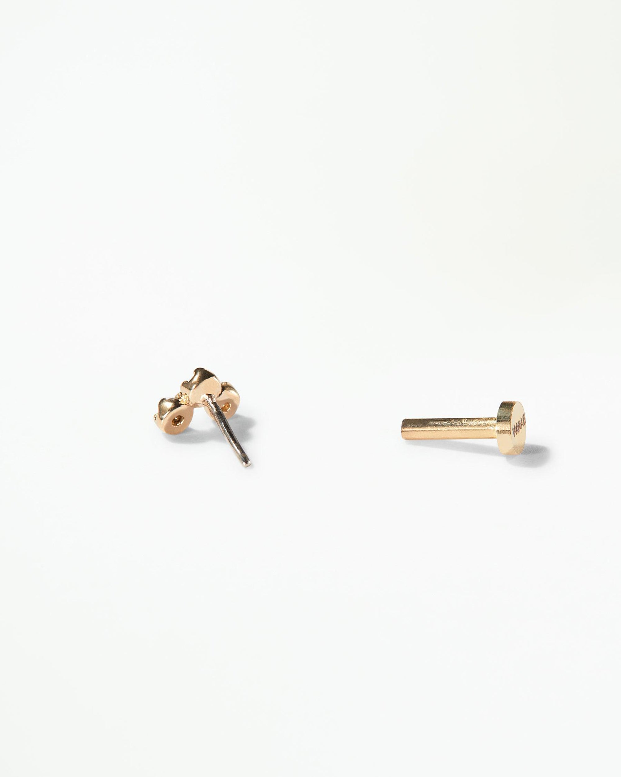 Diamond Freckle Flat Back Earring