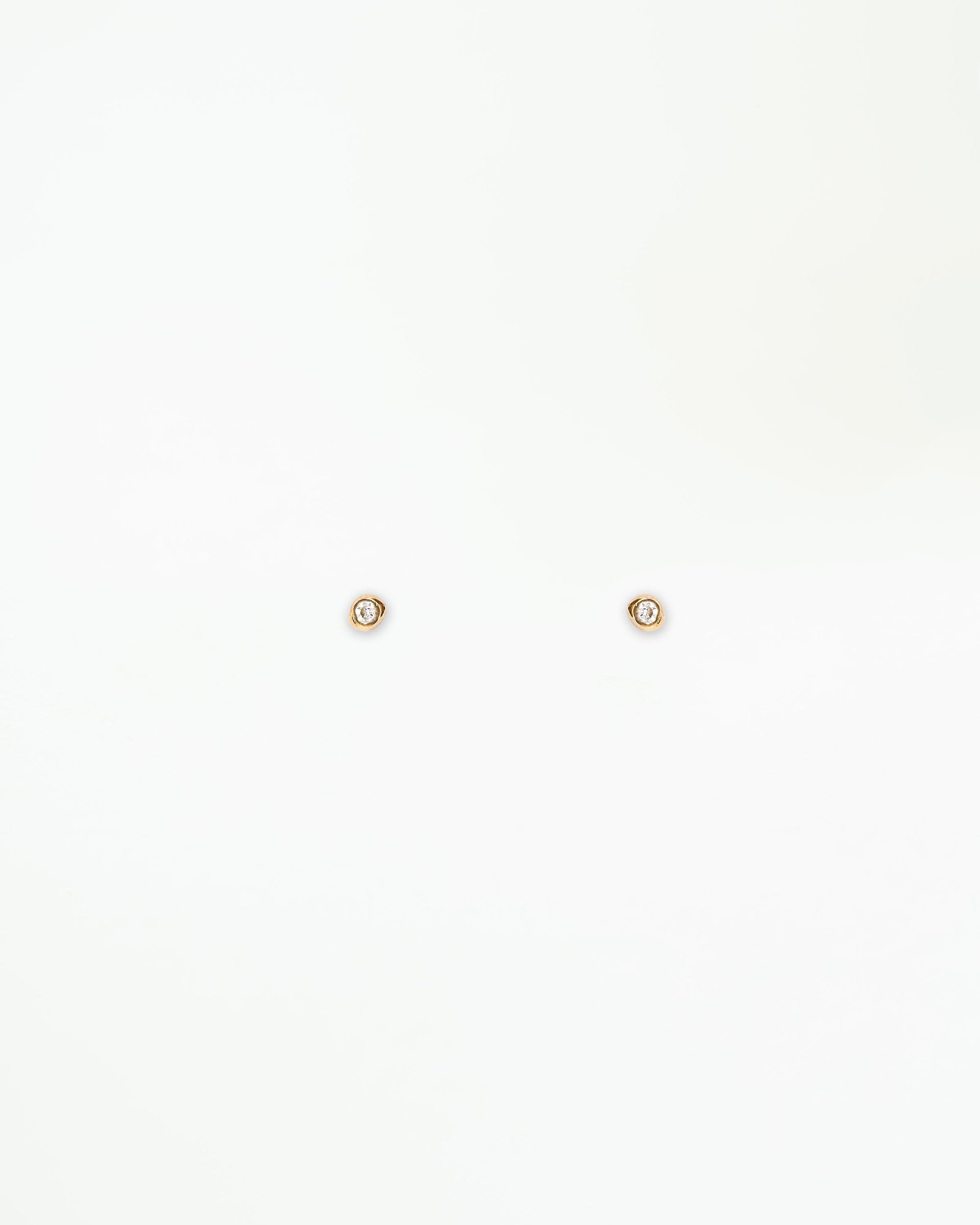 Diamond Nugget Earring