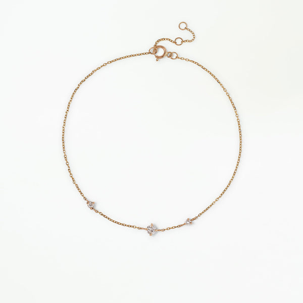 Diamond Three-Step Bracelet