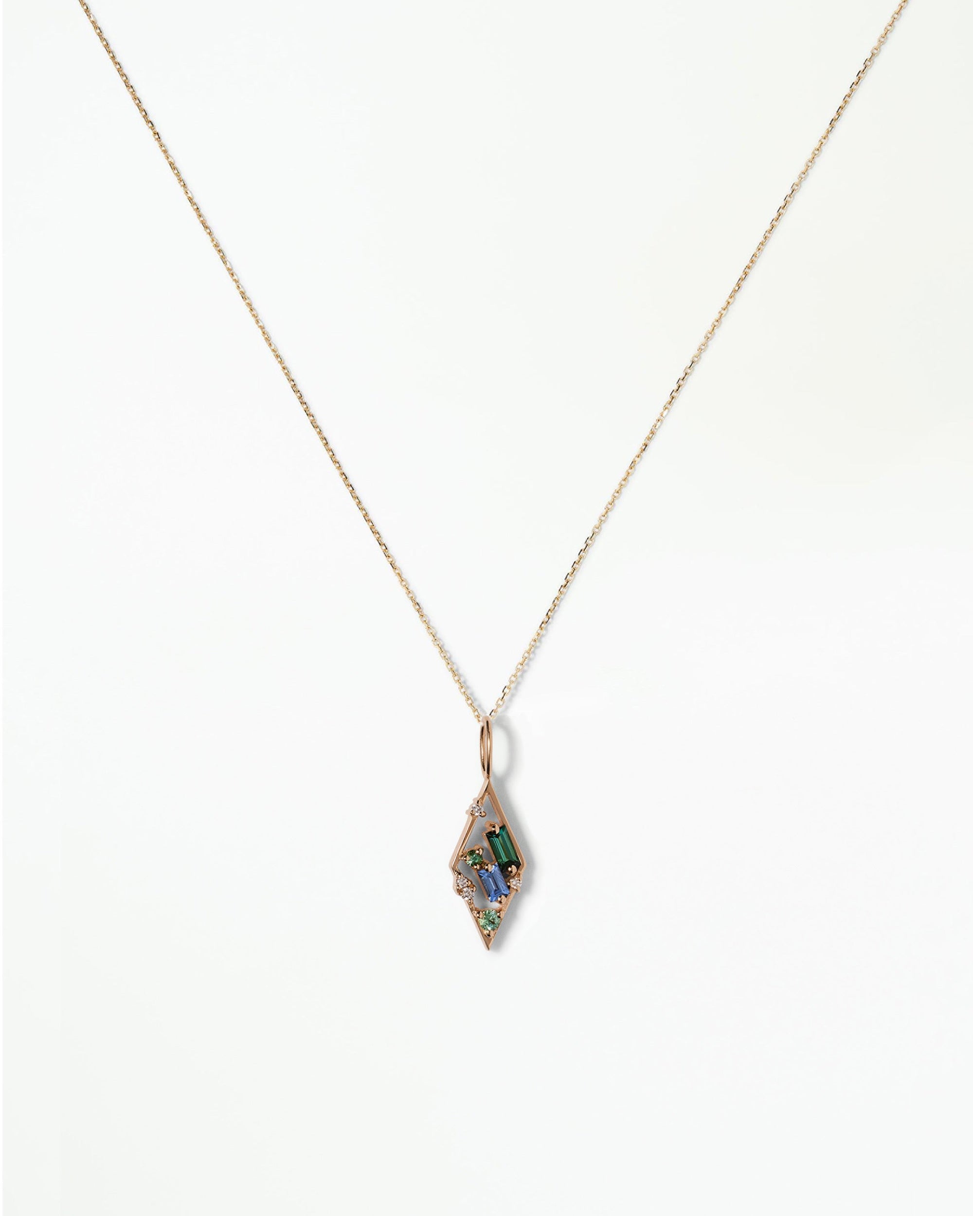 Eight Stone Numerology Pendant