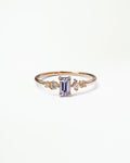 Emerald Cut Sapphire and Diamond Mosaic Ring No. 37