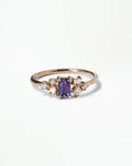 Emerald Cut Sapphire and Diamond Mosaic Ring No. 38