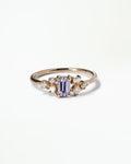 Emerald Cut Sapphire and Diamond Mosaic Ring No. 38