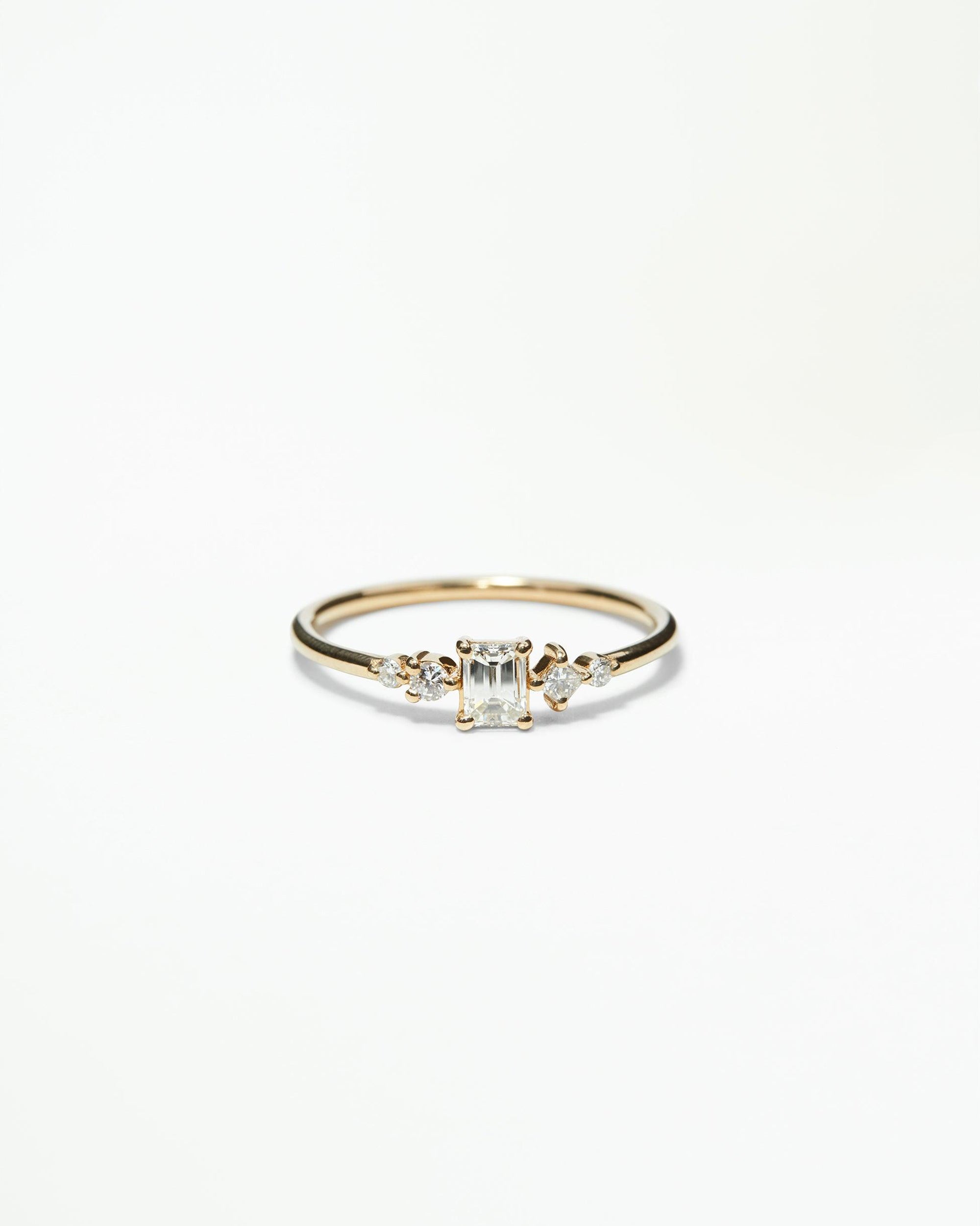 Five Diamond Mosaic Ring No. 3
