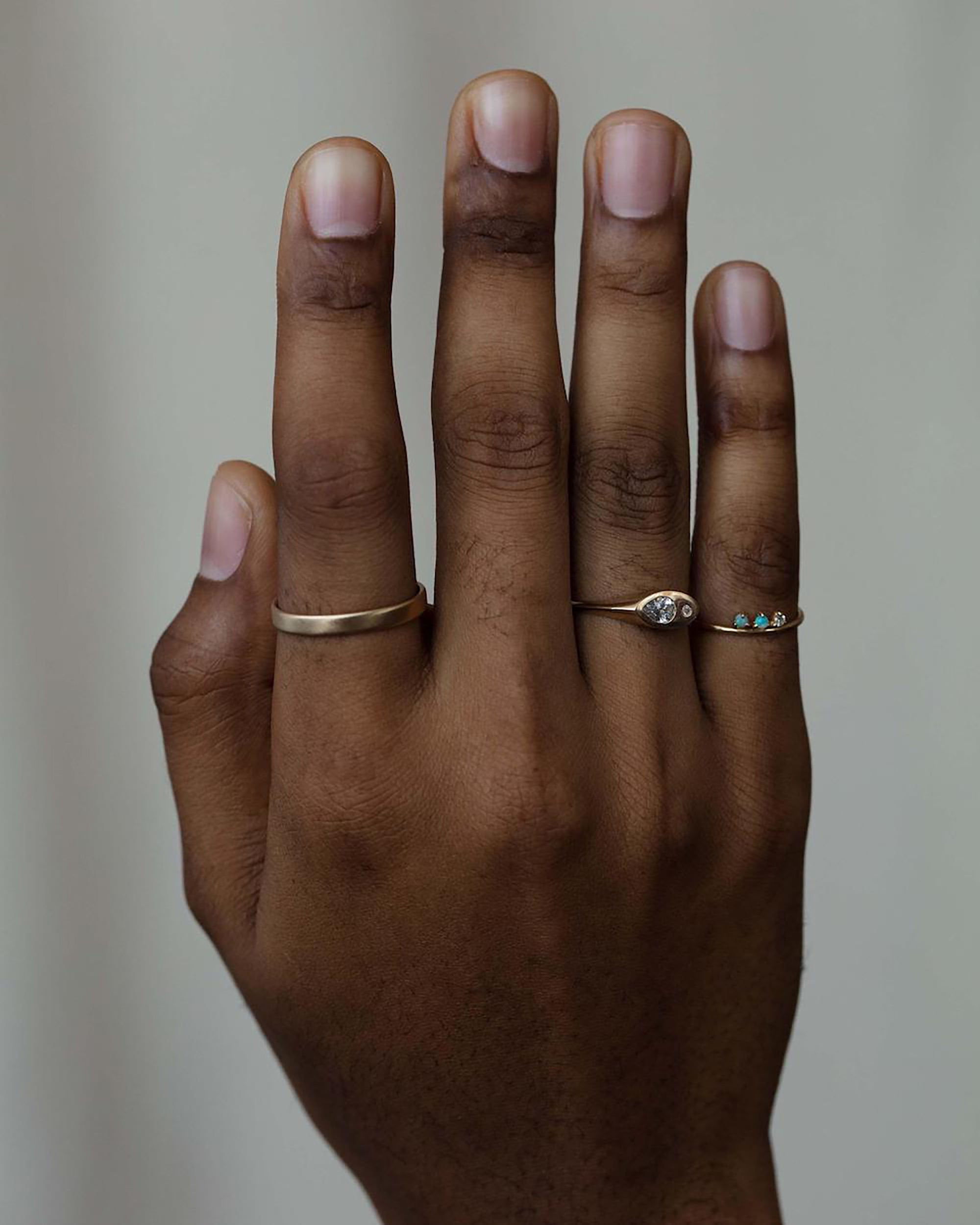 Flat Wedding Band, 3mm