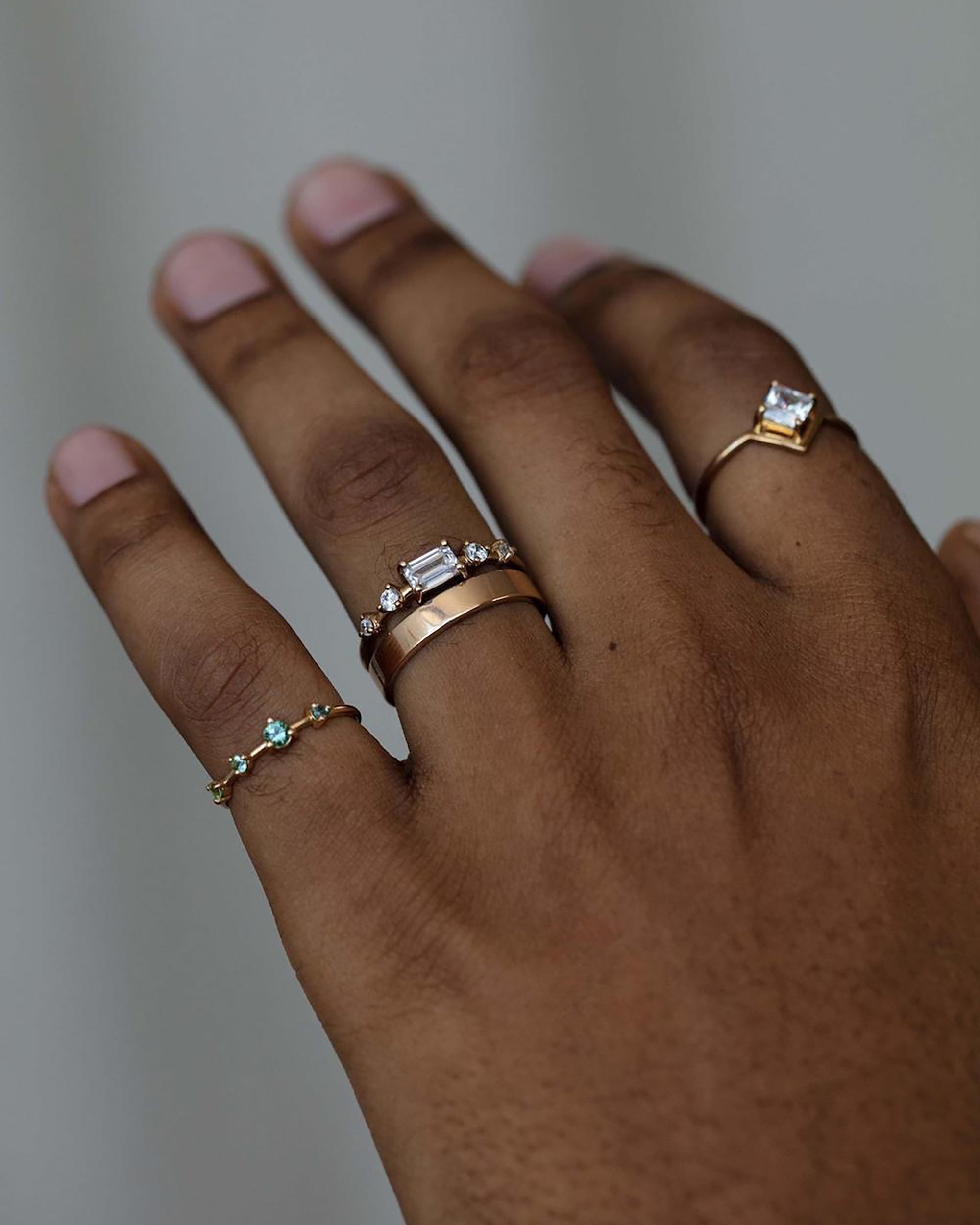 Flat Wedding Band, 4mm