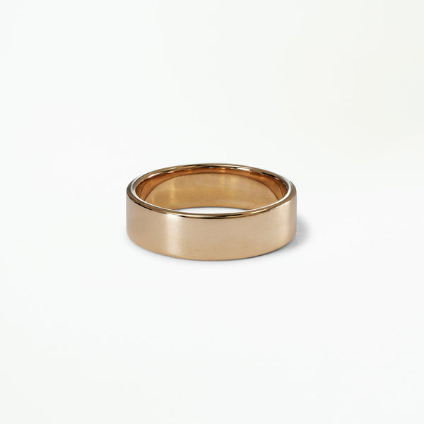 Flat Wedding Band, 5mm