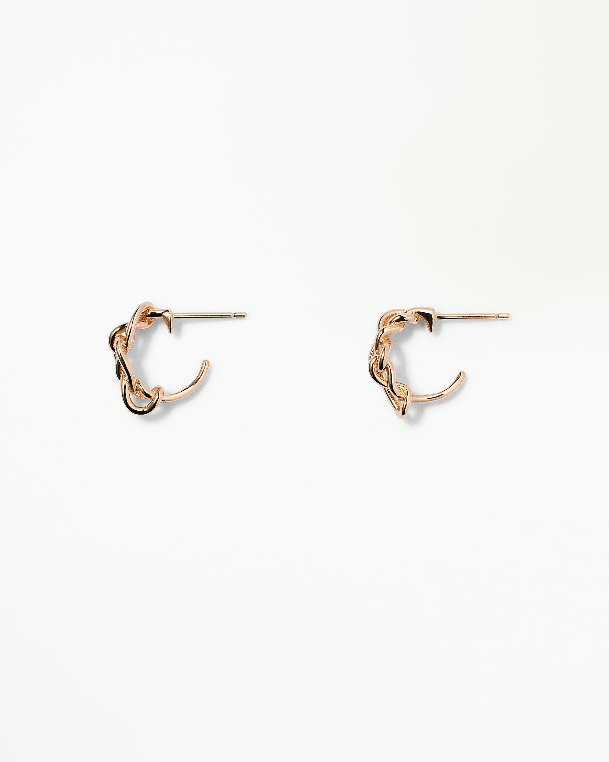 Gold Ghost Hill Hoop Earring