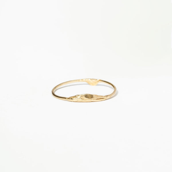 Gold Lands Stack Ring