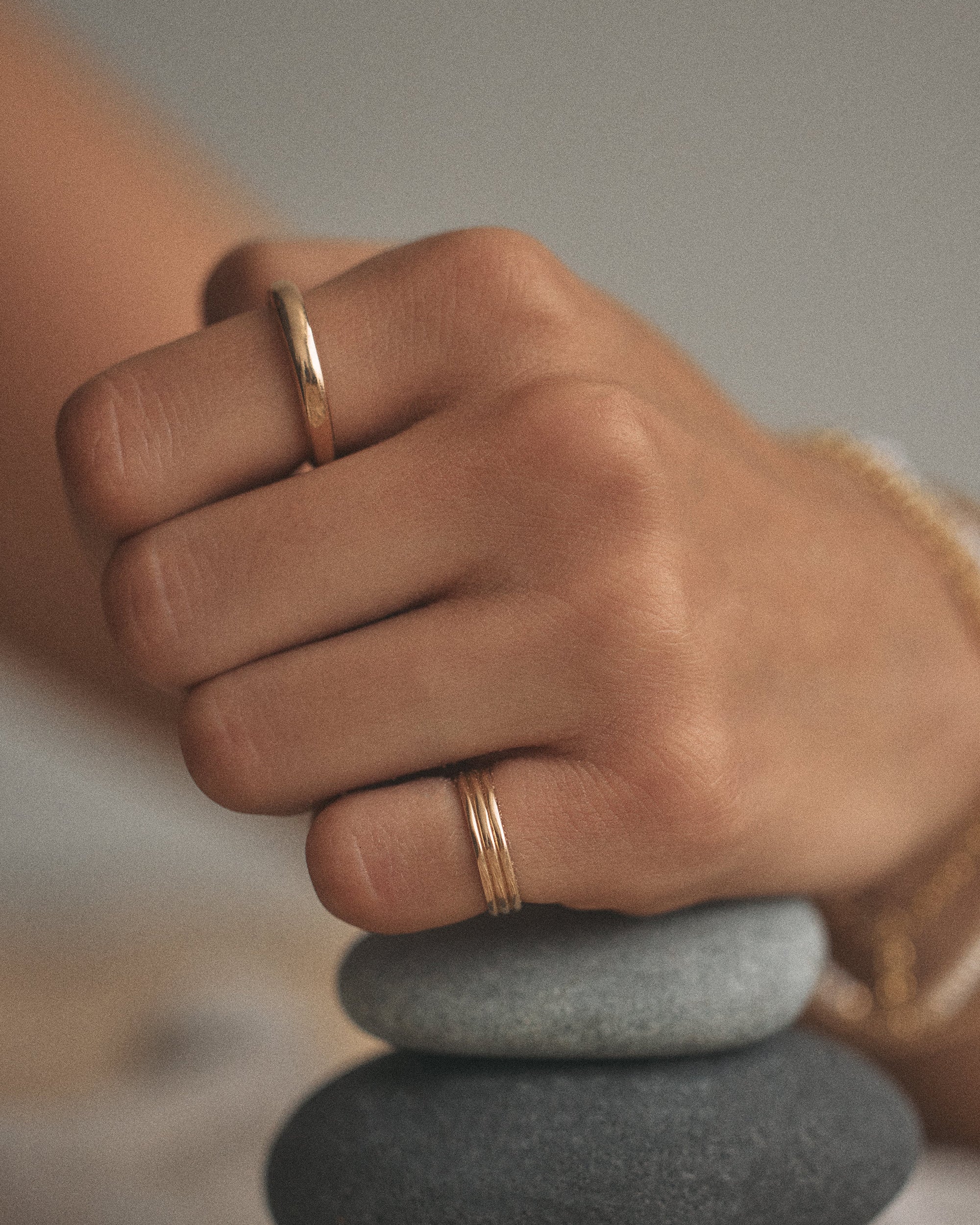 Gold Ridge Pinky Ring – WWAKE
