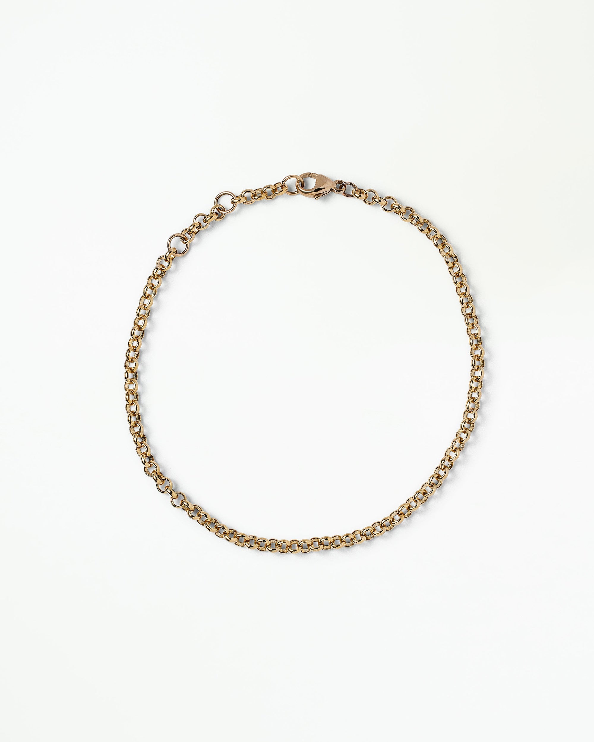 Gold Rolo Chain Bracelet