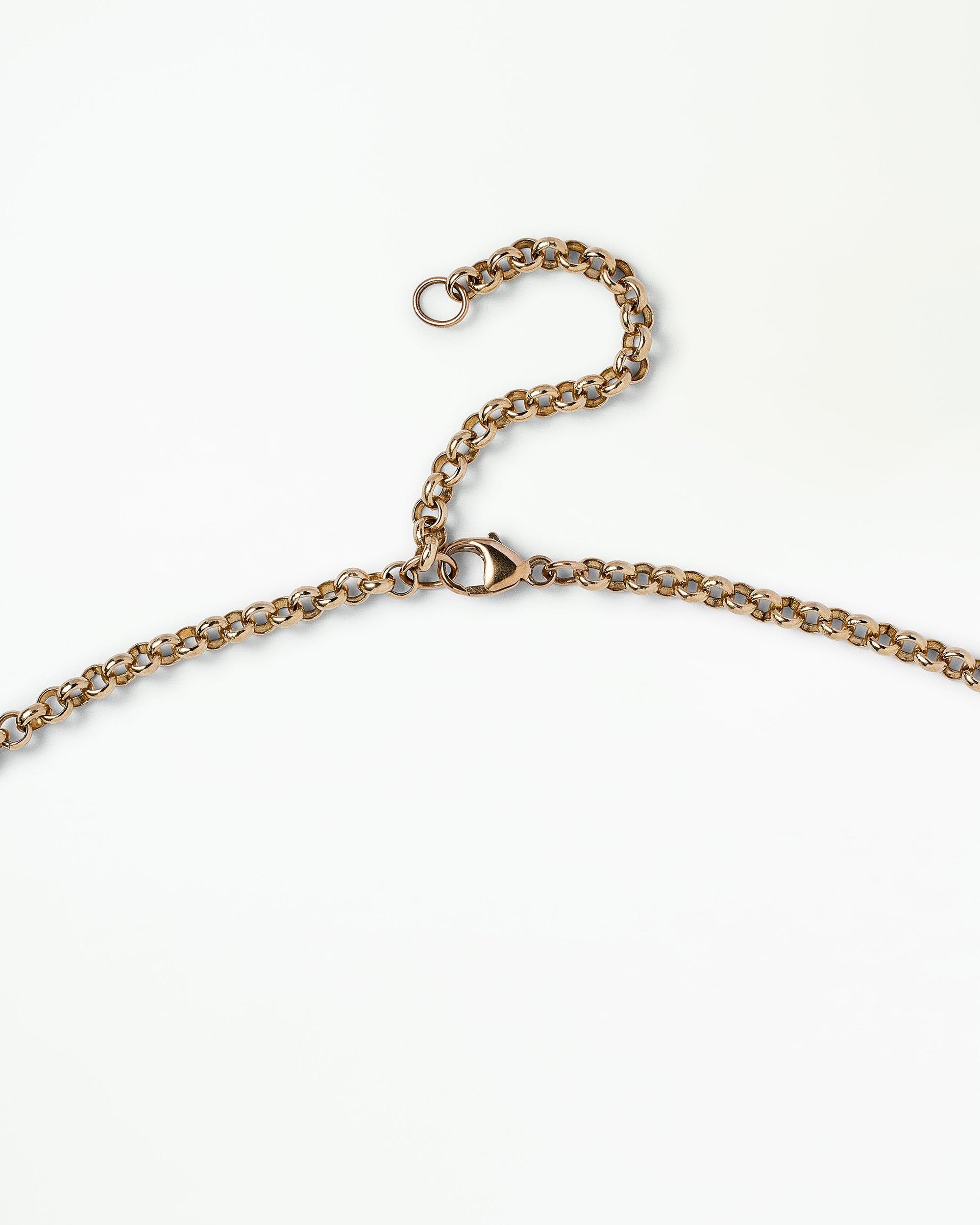 Gold Rolo Chain Necklace