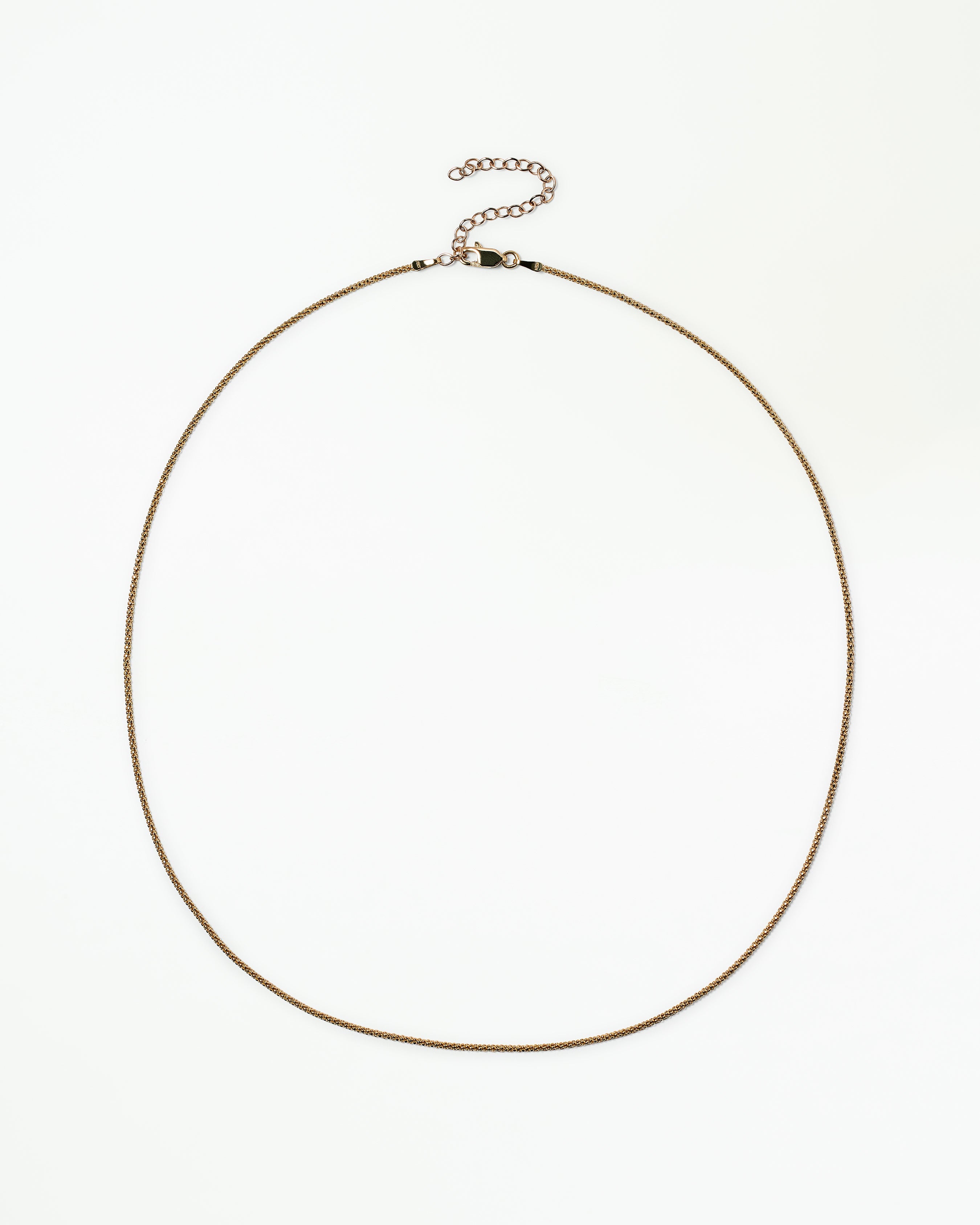 Gold Tube Chain Necklace