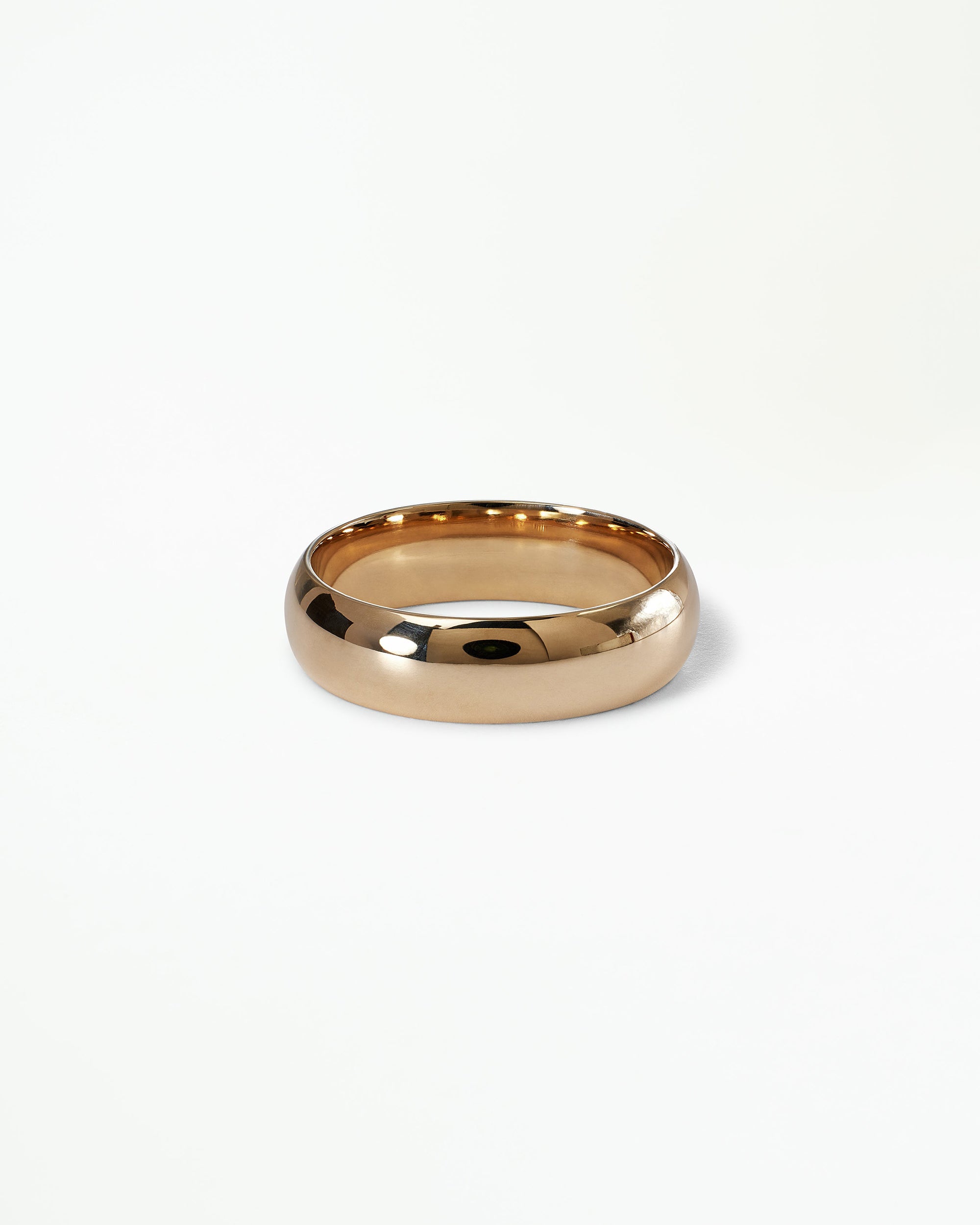 Half Round Wedding Band, 5mm